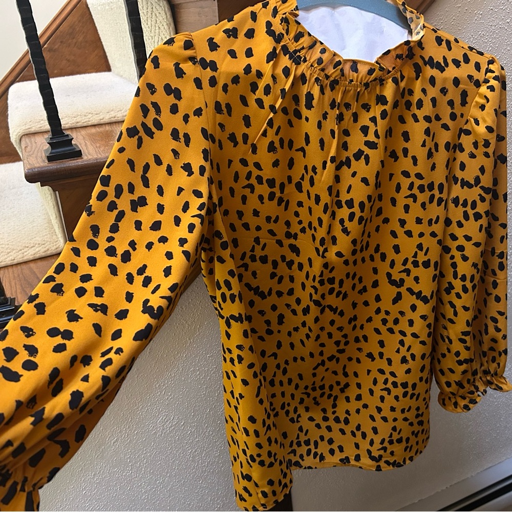 Leopard Print Blouse